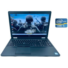 Ноутбук Dell Latitude E5570 / 15.6" IPS / Core i5-6300U (2(4) ядра по 2.4-3GHz) / 8 GB DDR4 / 240GB SSD / HD Graphics 520 / WebCam / Win 10 Pro б/в