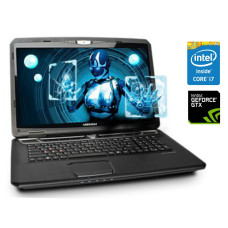 Ігровий ноутбук Medion Erazer X7815 / 17.3" IPS / Intel Core i7-2630QM (4(8) ядра по 2-2.9 GHz) / 8GB DDR3 / 120GB SSD + 500GB HDD / GeForce GTX 670M, 1.5GB GDDR5, 192-bit / WebCam / DVD-ROM / Win 10 б/в