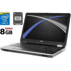 Ноутбук Б-клас Dell Latitude E6540 / 15.6" (1366x768) TN / Intel Core i5-4300M (2 (4) ядра по 2.6 - 3.3 GHz) / 8 GB DDR3 / 120 GB SSD / Intel HD Graphics 4600 / WebCam / DVD-RW / HDMI б/в