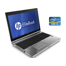 Ноутбук HP EliteBook 8560P / 15.6" (1600x900) TN / Intel Core i5-2520M (2 (4) ядра по 2.5 - 3.2 GHz) / 8 GB DDR3 / 120 GB SSD / Intel HD Graphics 3000 / WebCam / DVD-ROM б/в