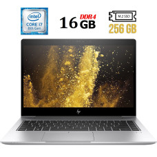 Ультрабук Б-клас HP EliteBook 840 G5 / 14" (1920x1080) IPS Touch / Intel Core i7-8650U (4 (8) ядра по 1.9 - 4.2 GHz) / 16 GB DDR4 / 256 GB SSD M.2 / Intel UHD Graphics 620 / WebCam / USB 3.1 / HDMI б/в