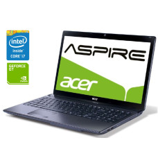 Ноутбук Acer Aspire 5750G / 15.6" (1366x768) TN / Intel Core i7-2630QM (4 (8) ядра по 2.0 - 2.9 GHz) / 8 GB DDR3 / 240 GB SSD / nVidia GeForce GT 540M, 2 GB DDR3, 128-bit / WebCam / DVD-ROM / Win 10 Pro б/в