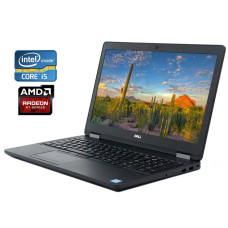 Ігровий ноутбук Dell Latitude E5570 / 15.6" (1366x768) TN / Intel Core i5-6300U (2 (4) ядра по 2.4-3 GHz) / 8 GB DDR4 / 256 GB SSD / AMD Radeon R7 M360, 2 GB DDR3, 64-bit / WebCam / Win 10 Pro б/в