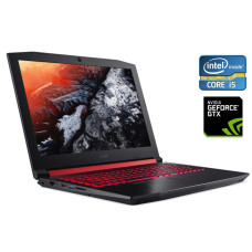 Ігровий ноутбук Acer Nitro 5 AN515-51 / 15.6" IPS / Core i5-7300HQ (4 ядра по 2.5-3.5 GHz) / 8GB DDR4 / 256GB SSD + 1000GB HDD / GeForce GTX 1050 Ti, 4GB GDDR5, 128-bit / WebCam / Win 10 Pro б/в