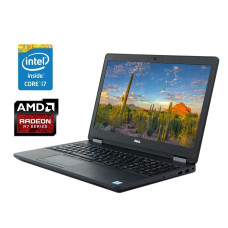Ігровий ноутбук Dell Latitude / 15.6" TN / Core i7-6600U (2 (4) ядра по 2.6-3.4 GHz) / 8GB DDR4 / 240GB SSD / AMD Radeon R7 M360, 2 GB DDR3, 64bit / WebCam / Win 10 Pro б/в
