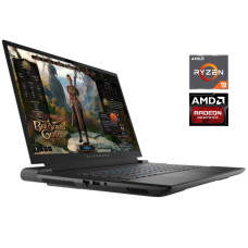 Ігровий ноутбук Dell Alienware m16 R1/16" (1920x1200) IPS / AMD Ryzen 9 7845HX (12 (24) ядер по 3.0 - 5.2 GHz) / 32 GB DDR5 / 1000 GB SSD / AMD Radeon R 128-bit / WebCam / Win 11 Home