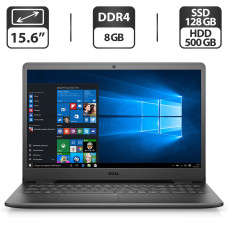 Ноутбук Б-класс Dell Inspiron 3502 / 15.6" TN / Pentium Silver N5030 (4 ядра по 1.1-3.1GHz) / 8GB DDR4 / 128GB SSD + 500GB HDD / UHD Graphics 605 / WebCam / HDMI б/в