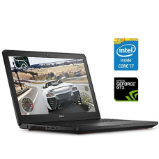 Ігровий ноутбук Dell Inspiron 15 7559 / 15.6" (1920x1080) IPS / Intel Core i7-6700HQ (4 (8) ядра по 2.6 - 3.5 GHz) / 8 GB DDR3 / 256 GB SSD M.2 / nVidia GeForce GTX 960M, 4 GB GDDR5, 128-bit / WebCam б/в