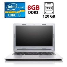 Ноутбук Б-клас Lenovo ThinkPad M30-70 / 15.6" (1366x768) TN / Intel Core i3-4030U (2 (4) ядра по 1.9 GHz) / 8 GB DDR3 / 120 GB SSD / Intel HD Graphics 4400 / WebCam б/в