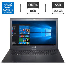 Ноутбук Б-клас Terra Mobile 1715 / 17.3" (1920x1080) TN / Intel Core i5-8250U (4 (8) ядра по 1.6 - 3.4 GHz) / 8 GB DDR4 / 256 GB SSD / Intel UHD Graphics 620 / WevCam / HDMI / АКБ NEW б/в