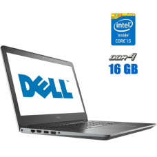 Ноутбук Б-клас Dell Vostro 5568 / 15.6" TN / Core i5-7200U (2(4) ядра по 2.5-3.1GHz) / 16GB DDR4 / 256GB SSD / HD Graphics 620 / WebCam / АКБ NEW б/в