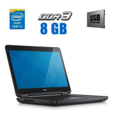 Ноутбук Dell Latitude E5440 / 14" (1366x768) TN / Intel Core i5-4200U (2 (4) ядра по 1.6 - 2.6 GHz) / 8 GB DDR3 / 120 GB SSD / Intel HD Graphics 4400 / WebCam б/в