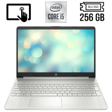 Ноутбук HP 15t-dy100 / 15.6" (1920x1080) IPS Touch / Intel Core i5-1035G1 (4 (8) ядра по 1.0 - 3.6 GHz) / 8 GB DDR4 / 256 GB SSD M.2 / Intel UHD Graphics / WebCam / HDMI б/в