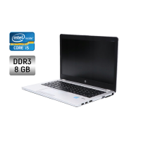 Ультрабук Б-клас HP EliteBook Folio 9470m / 14" (1366x768) TN / Intel Core i5-3337U (2 (4) ядра по 1.8 - 2.7 GHz) / 8 GB DDR3 / 240 GB SSD / Intel HD Graphics 4000 / WebCam / Fingerprint / Windows 10 б/в