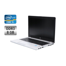 Ультрабук Б-клас HP EliteBook Folio 9470m / 14" (1366x768) TN / Intel Core i5-3337U (2 (4) ядра по 1.8 - 2.7 GHz) / 8 GB DDR3 / 240 GB SSD / Intel HD Graphics 4000 / WebCam / Fingerprint / Windows 10 б/в