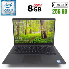 Ультрабук Dell Latitude 7400 / 14" (1920x1080) IPS / Intel Core i5-8365U (4 (8) ядра по 1.6 - 4.1 GHz) / 8 GB DDR4 / 256 GB SSD M.2 / Intel UHD Graphics 620 / WebCam / USB 3.1 / HDMI / Windows 10 б/в