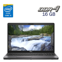 Ультрабук Dell Latitude 5501 / 15.6" (1366x768) TN / Intel Core i5-9300H (4 (8) ядра по 2.4 - 4.1 GHz) / 16 GB DDR4 / 256 GB SSD / Intel UHD Graphics 630 / WebCamб/в