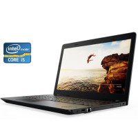 Ноутбук Lenovo ThinkPad E570 / 15.6" TN / Core i5-7200U (2(4) ядра по 2.5-3.1GHz) / 8GB DDR4 / 128GB SSD + 500GB HDD / HD Graphics 620 / WebCam / DVD-ROM / Win 10 Pro б/в