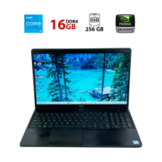 Мобільна робоча станція Б-клас Dell Precision 3541 / 15.6" (1920x1080) TN / Intel Core i5-9300H (4 (8) ядра по 2.4 - 4.1 GHz) / 16 GB DDR4 / 256 GB SSD + 500 GB HDD / nVidia Quadro P620, 4 GB GDDR5, 128-bit / WebCam б/в