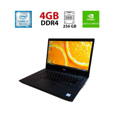 Ігровий ноутбук Dell Latitude 3400 / 14" (1920х1080) IPS / Intel Core i7-8565U (4 (8) ядра по 1.8 - 4.6 GHz) / 16 GB DDR4 / 256 GB SSD / nVidia GeForce MX130, 2 GB GDDR5, 64-bit / WebCam / USB 3.0 б/в