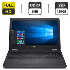 Ноутбук Dell Latitude E5570 / 15.6" TN / Core i5-6200U (2(4) ядра по 2.3-2.8 GHz) / 8GB DDR4 / 120GB SSD / HD Graphics 520 / WebCam / HDMI б/в
