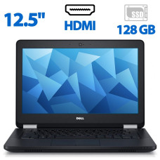 Нетбук Б-клас Dell Latitude / 12.5" TN / Core i3-6100U (2(4) ядра по 2.3GHz) / 4GB DDR3 / 128GB SSD / HD Graphics 520 / WebCam / HDMI б/в