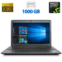 Ноутбук Б-класс Lenovo ThinkPad E540 / 15.6" TN / Intel Core i5-4200M (2(4) ядра по 2.5-3.1 GHz) / 8GB DDR3 / 1000GB HDD / GeForce GT 740M, 2GB GDDR3, 64-bit / WebCam / DVD-ROM / HDMI б/в