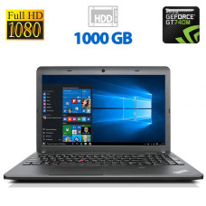 Ноутбук Б-класс Lenovo ThinkPad E540 / 15.6" TN / Intel Core i5-4200M (2(4) ядра по 2.5-3.1 GHz) / 8GB DDR3 / 1000GB HDD / GeForce GT 740M, 2GB GDDR3, 64-bit / WebCam / DVD-ROM / HDMI б/в