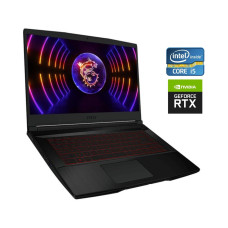 Ігровий ноутбук Б-клас MSI GF63 Thin 11UC / 15.6" (1920x1080) IPS / Intel Core i5-11400H (6 (12) ядер по 2.7 - 4.5 GHz) / 8 GB DDR4 / 512 GB SSD / nVidia GeForce RTX 3050, 4 GB GDDR6, 128-bit / WebCam б/в