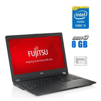 Ноутбук Fujitsu Lifebook U757 / 15.6" IPS / Core i5-6200U (2(4) ядра по 2.3-2.8GHz) / 8GB DDR4 / 240GB SSD / HD Graphics 520 / WebCam б/в
