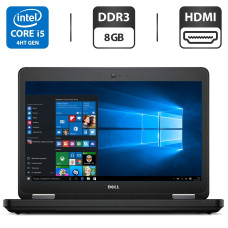 Ноутбук Б-клас Dell Latitude E5540 / 15.6" TN / Intel Core i5-4310U (2(4) ядра по 2-3 GHz) / 8GB DDR3 / 500GB HDD / HD Graphics 4400 / WebCam / DVD-ROM б/в