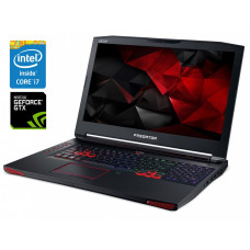 Ігровий ноутбук Acer Predator 17 GX-792-7448 / 17.3" IPS / Intel Core i7-7700HQ (4(8) ядра по 2.8-3.8 GHz) / 16GB DDR4 / 256GB SSD + 1000 HDD /GeForce GTX 1080, 8GB GDDR5X, 256-bit / WebCam / Win10 Home б/в