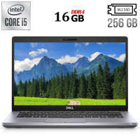 Ультрабук Dell Latitude 5410 / 14" (1920x1080) IPS Touch / Intel Core i5-10310U (4 (8) ядра по 1.7 - 4.4 GHz) / 16 GB DDR4 / 256 GB SSD M.2 / Intel UHD Graphics / WebCam / USB 3.1 / HDMI / Windows 10 б/в