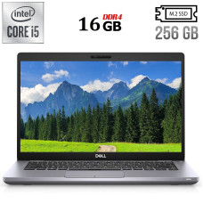 Ультрабук Dell Latitude 5410 / 14" (1920x1080) IPS Touch / Intel Core i5-10310U (4 (8) ядра по 1.7 - 4.4 GHz) / 16 GB DDR4 / 256 GB SSD M.2 / Intel UHD Graphics / WebCam / USB 3.1 / HDMI / Windows 10 б/в