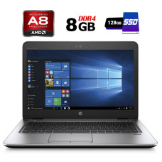 Ультрабук HP EliteBook mt43 / 14" (1920x1080) TN / AMD Pro A8-9600B (4 ядра по 2.4 - 3.3 GHz) / 8 GB DDR4 / 128 GB SSD / AMD Radeon R5 Graphics / WebCam / DisplayPort / 4G LTE б/в