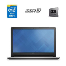 Ноутбук Б-клас Dell Inspiron 5558 / 15.6" (1366x768) TN / Intel Core i5-5200U (2 (4) ядра по 2.2 - 2.7 GHz) / 8 GB DDR3 / 120 GB SSD / Intel HD Graphics 5500 / WebCam б/в