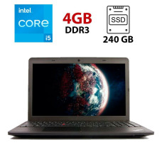 Ноутбук Б клас Lenovo ThinkPad Edge E531 / 15.6" (1366x768) TN / Intel Core i5-3230M (2 (4) ядра по 2.6 - 3.2 GHz) / 4 GB DDR3 / 240 GB SSD / Intel HD Graphics 4000 / WebCam / USB 3.0 / HDMI б/в