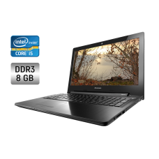 Ноутбук Lenovo Z50 / 15.6" (1920x1080) TN / Intel Core i5-4210U (2 (4) ядра по 1.7 - 2.7 GHz) / 8 GB DDR3 / 170 GB SSD / Intel HD Graphics 4400 / WebCam / DVD-RW б/в
