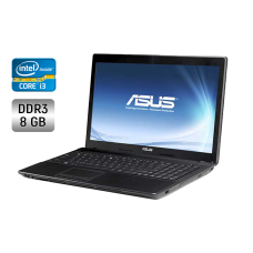 Ноутбук Asus X54C / 15.6" (1366x768) TN / Intel Core i3-2350M (2 (4) ядра по 2.3 GHz) / 8 GB DDR3 / 128 GB SSD / Intel HD Graphics 3000 / WebCam / DVD-RW б/в