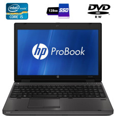 Ноутбук HP ProBook 6560b / 15.6" (1366x768) TN / Intel Core i5-2520M (2 (4) ядра по 2.5 - 3.2 GHz) / 8 GB DDR3 / 128 GB SSD / Intel HD Graphics 3000 / DVD-RW / WebCam / Fingerprint б/в