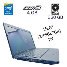 Ноутбук Lenovo G560 / 15.6" TN / Intel Pentium P6200 (2 ядра по 2.13 GHz) / 4GB DDR3 / 320GB HDD / HD Graphics / WebCam б/в