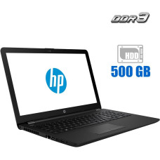 Ноутбук HP 15-ra048ur / 15.6" (1366x768) TN / Intel Celeron N3060 (2 ядра по 1.6 - 2.48 GHz) / 4 GB DDR3 / 500 GB HDD / HD Graphics 400 / WebCam б/в