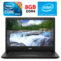 Ультрабук Б-клас Dell Latitude 3400 / 14" (1366x768) TN / Intel Core i3-8145U (2 (4) ядра по 2.1 - 3.9 GHz) / 8 GB DDR4 / 128 GB SSD / Intel UHD Graphics / WebCam б/в