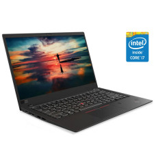 Ультрабук Lenovo ThinkPad X1 Carbon / 14" IPS / Intel Core i7-7500U (2(4) ядра по 2.7-3.5 GHz) / 8GB DDR3 / 256GB SSD / HD Graphics 620 / WebCam / Win 10 Pro б/в
