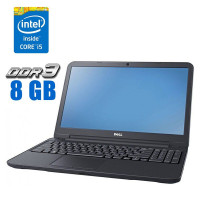 Ноутбук Dell Inspiron 3537 / 15.6" (1366x768) TN / Intel Core i3-4010U (2 (4) ядра по 1.7 GHz) / 8 GB DDR3 / 200 GB SSD NEW / Intel HD Graphics 4400 / WebCam б/в