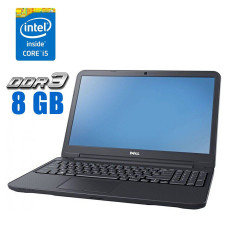Ноутбук Dell Inspiron 3537 / 15.6" (1366x768) TN / Intel Core i3-4010U (2 (4) ядра по 1.7 GHz) / 8 GB DDR3 / 200 GB SSD NEW / Intel HD Graphics 4400 / WebCam б/в