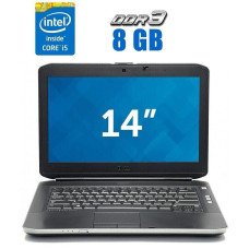 Ноутбук Dell Latitude E5430 / 14" (1366x768) TN / Intel Core i5-3210M (2 (4) ядра по 2.5 - 3.1 GHz) / 8 GB DDR3 / 480 GB SSD / Intel HD Graphics 4000 / 3G б/в