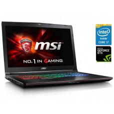 Ігровий ноутбук MSI GE72 2QE Apache / 17.3" (1920x1080) IPS / Intel Core i7-4720HQ (4 (8) ядра по 2.6 - 3.6 GHz) / 16 GB DDR3 / 480 GB SSD / nVidia GeForce GTX 965M, 2 GB DDR5, 128-bit / WebCam / Win 10 Home б/в