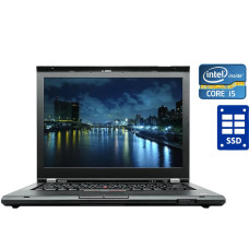 Ноутбук Lenovo ThinkPad T430 / 14" (1366x768) TN / Intel Core i5-3230M (2 (4) ядра по 2.6 - 3.2 GHz) / 4 GB DDR3 / 128 GB SSD / Intel HD Graphics 4000 / DVD-RW б/в