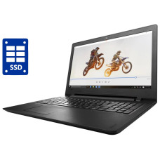 Ноутбук Lenovo IdeaPad 110-15ACL / 15.6" TN / AMD E1-7010 (2 ядра по 1.5GHz) / 4GB DDR3 / 120GB SSD / Radeon R2 Graphics / WebCam б/в